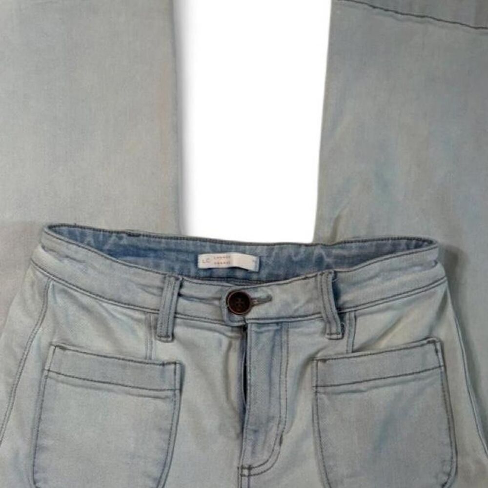 Lauren Conrad Women's Light Wash Front Seam Blue Jeans